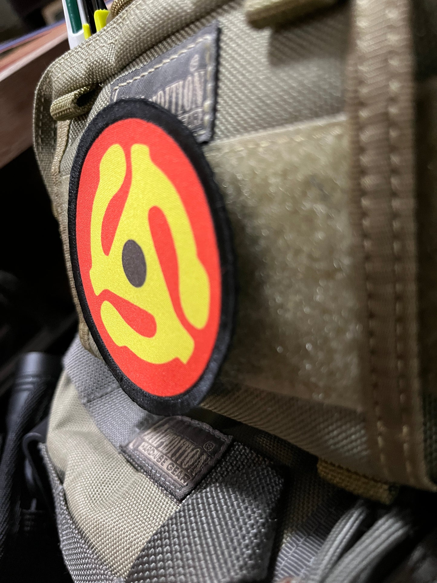 3" Stereo Record Adapter Morale Patch Morale Patches Redheaded T Shirts