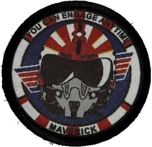 3" Top Gun Sundown F14 Tomcat Morale Patch Morale Patches Redheaded T Shirts