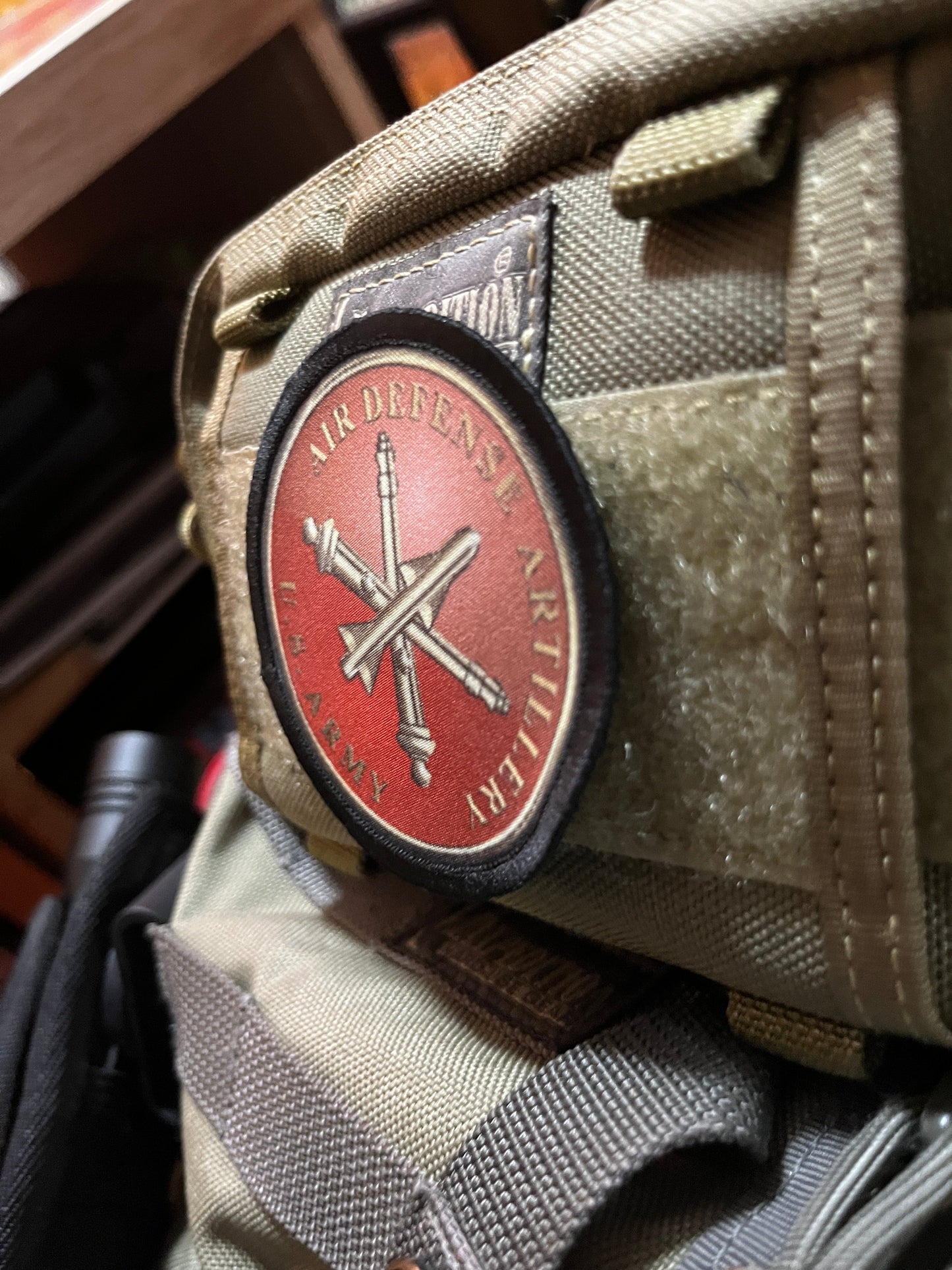 3" U.S. ARMY Air Defense Artillery Morale Patch Morale Patches Redheaded T Shirts