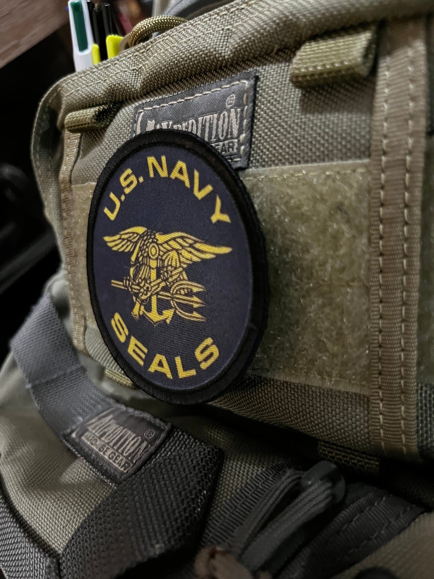 3" U.S Navy Seals Morale Patch Morale Patches Redheaded T Shirts
