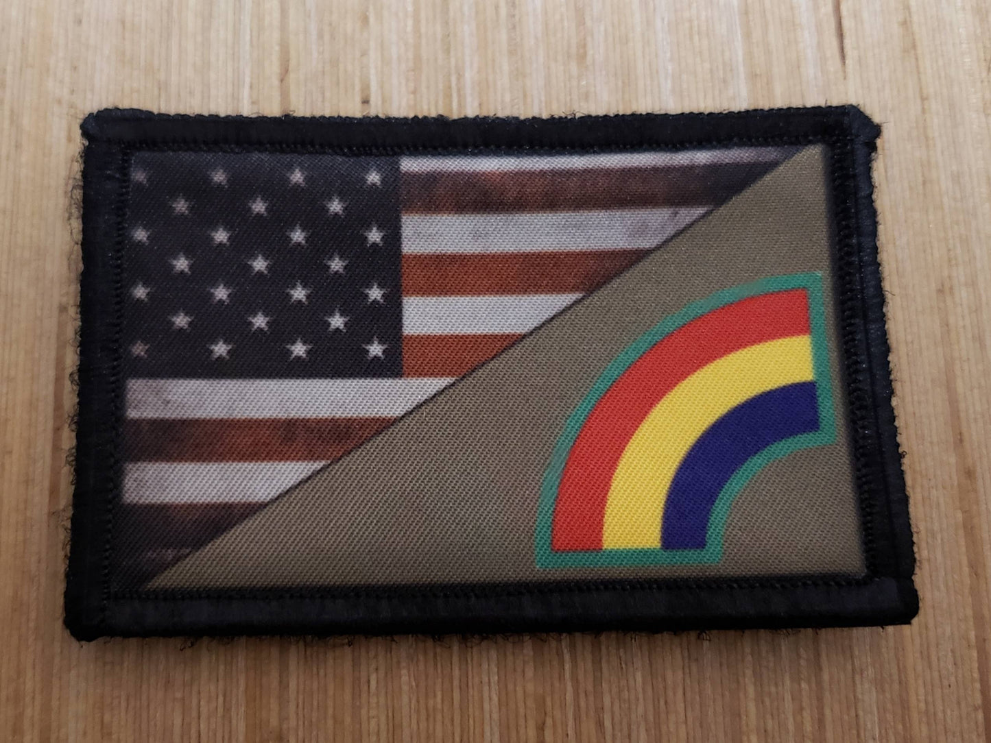 42nd infantry "Rainbow" Division Morale Patch Morale Patches Redheaded T Shirts