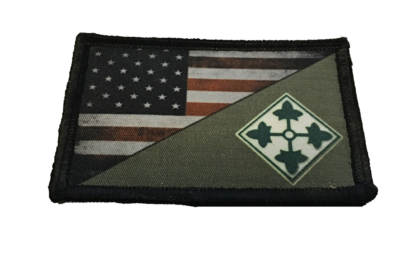 4th Infantry Division US ARMY Morale Patch Morale Patches Redheaded T Shirts