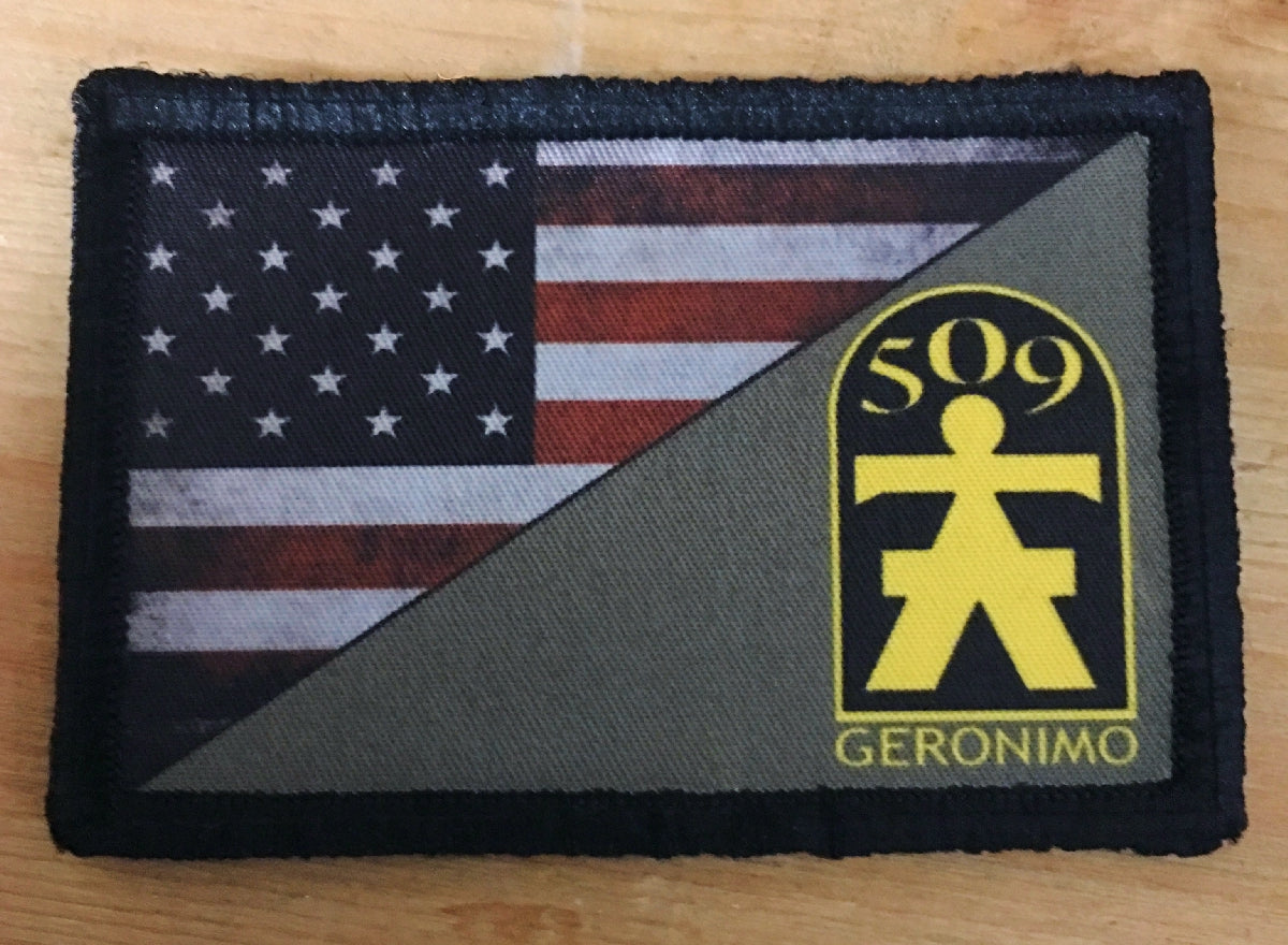 509 "Geronimo" Airborne Infantry Morale Patch Morale Patches Redheaded T Shirts