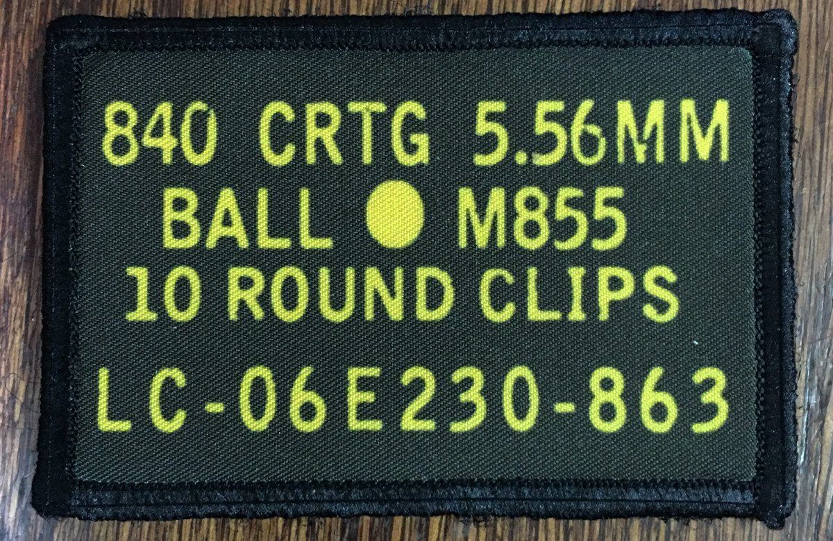 556 Ammo Can Morale Patch Morale Patches Redheaded T Shirts