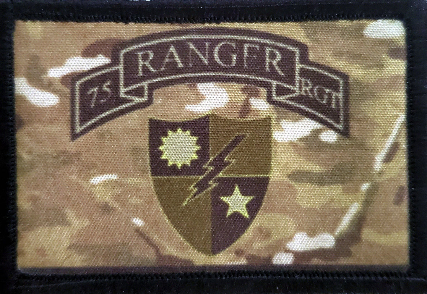 75th Ranger Battalion Subdued Multicam Morale Patch Morale Patches Redheaded T Shirts