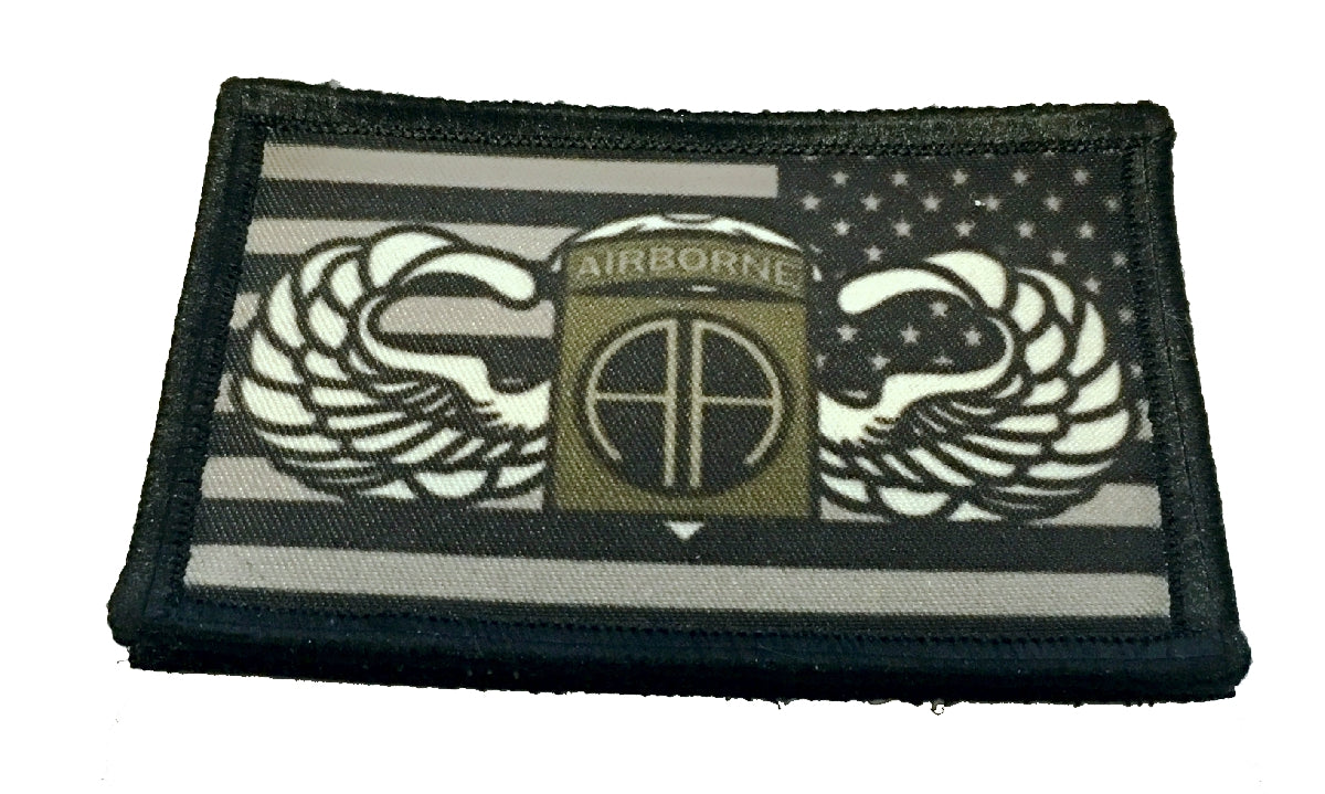 82nd Airborne Jump Wings Morale Patch Morale Patches Redheaded T Shirts