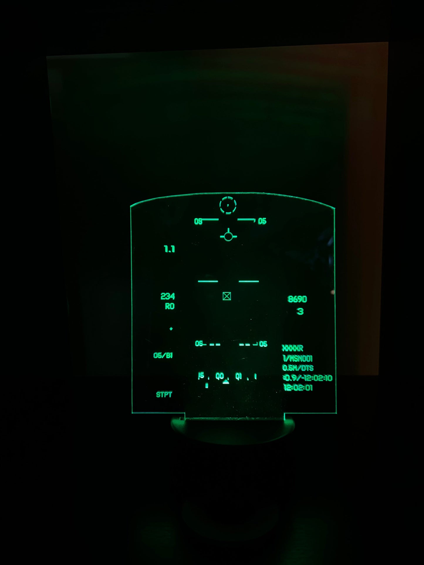 A10 Warthog Heads Up Display HUD Acrylic LED Sign LED LIGHT Redheaded T Shirts