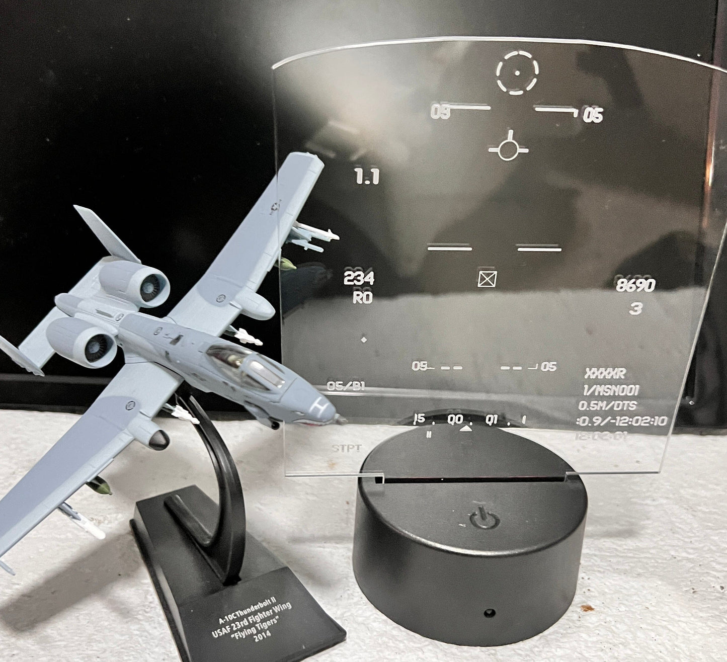 A10 Warthog Heads Up Display HUD Acrylic LED Sign LED LIGHT Redheaded T Shirts