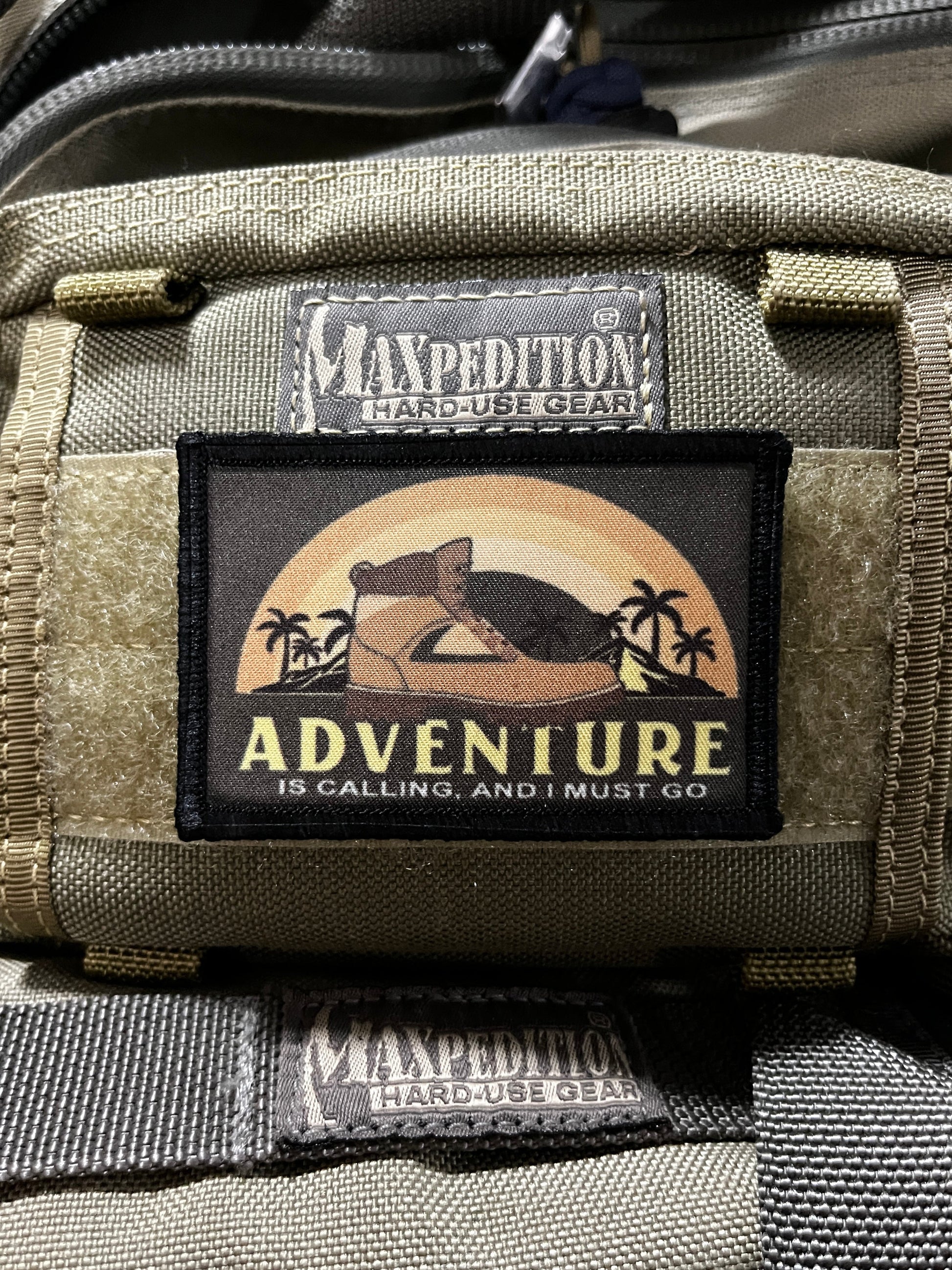 Adventure is Calling Morale Patch Morale Patches Redheaded T Shirts