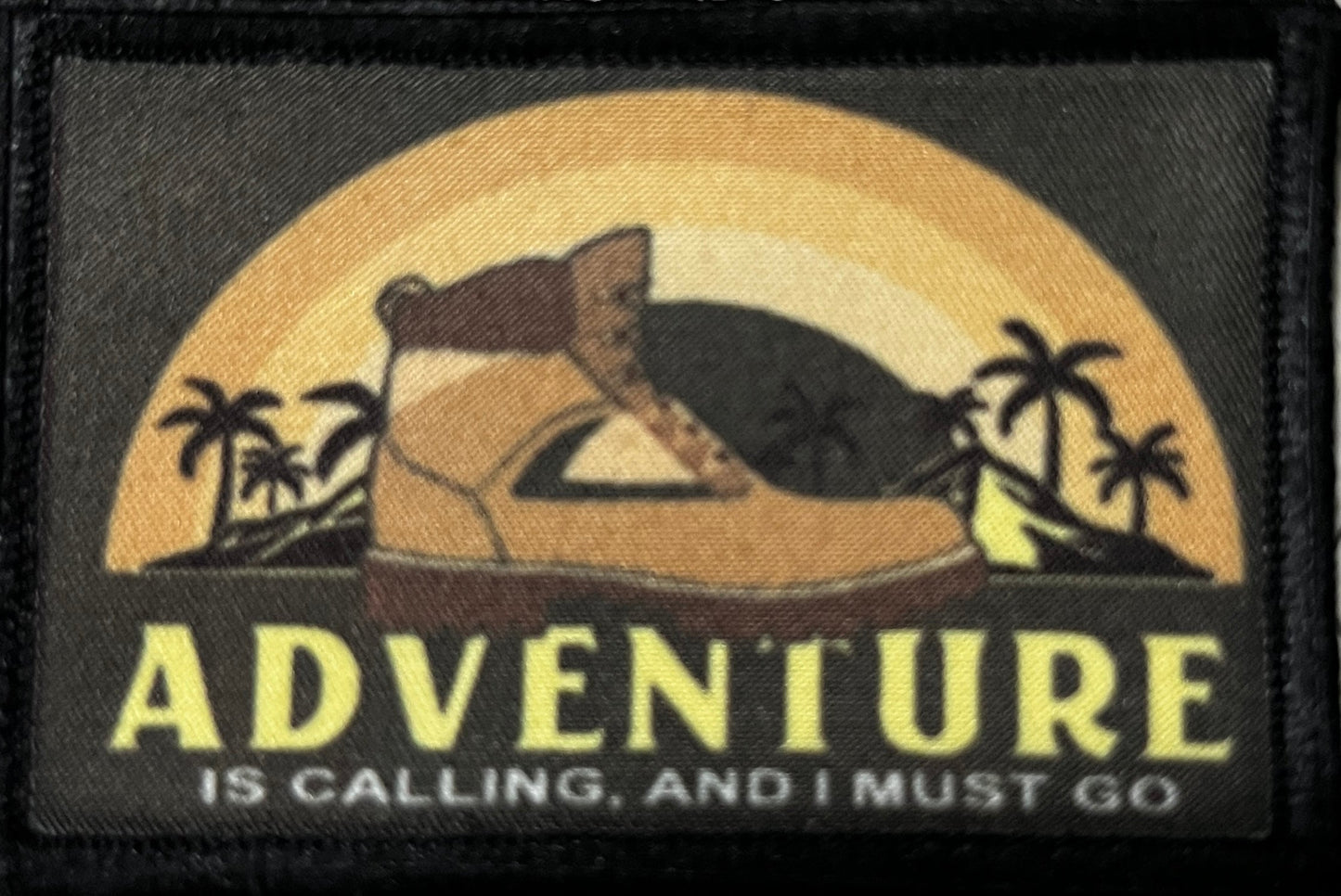 Adventure is Calling Morale Patch Morale Patches Redheaded T Shirts