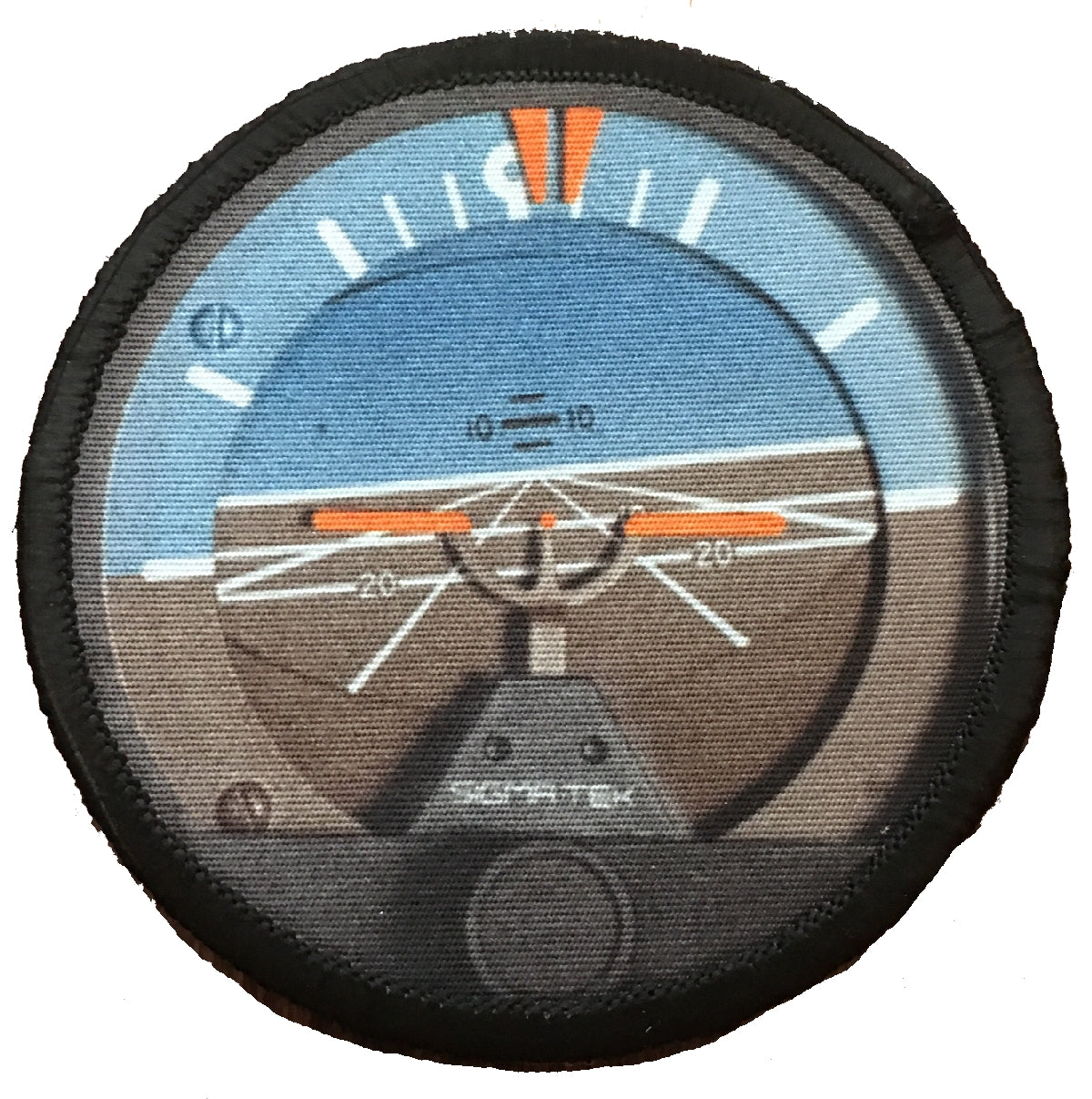 Airplane Artificial Horizon 3" Round Morale Patch Morale Patches Redheaded T Shirts