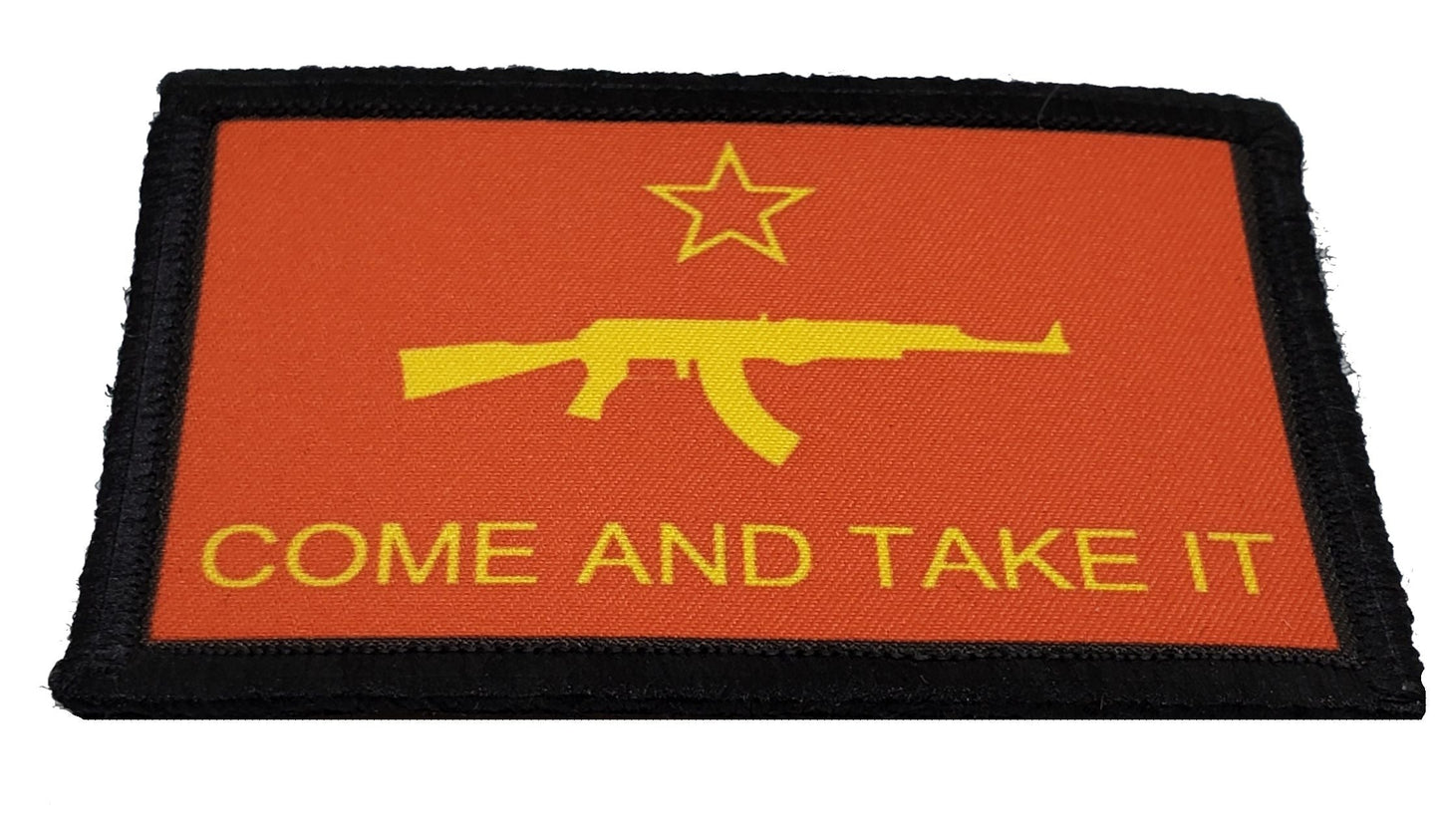 AK47 Come and Take It Morale Patch Morale Patches Redheaded T Shirts