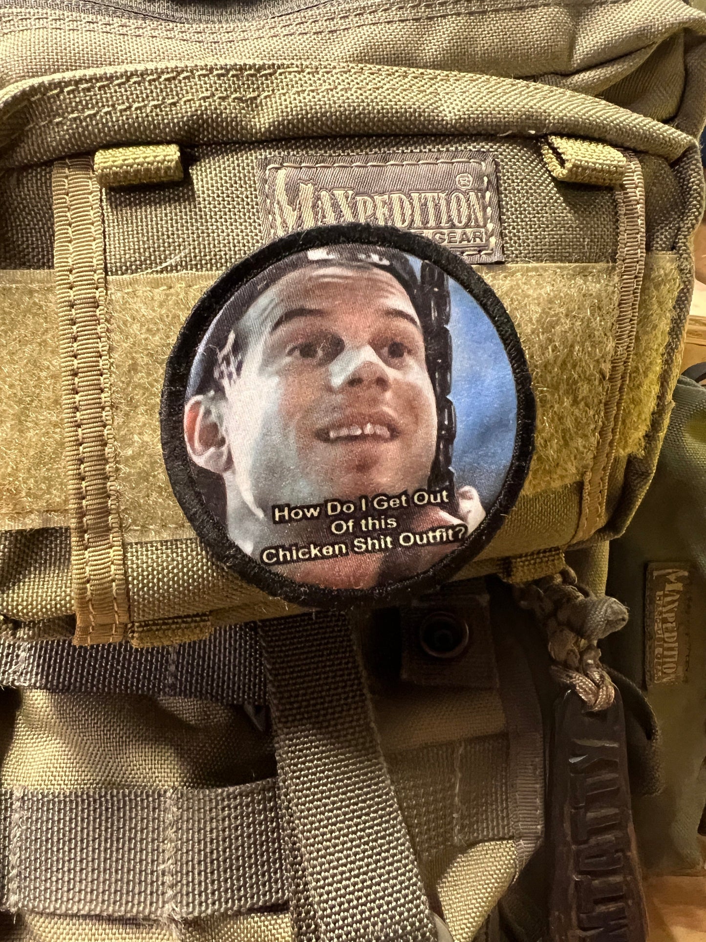 Aliens How Do I Get Out of This Outfit Morale Patch Morale Patches Redheaded T Shirts