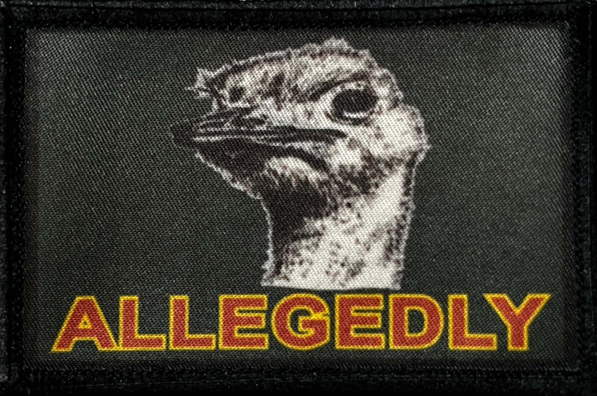 Allegedly Letterkenny Ostrich Morale Patch 2x3" Morale Patches Redheaded T Shirts