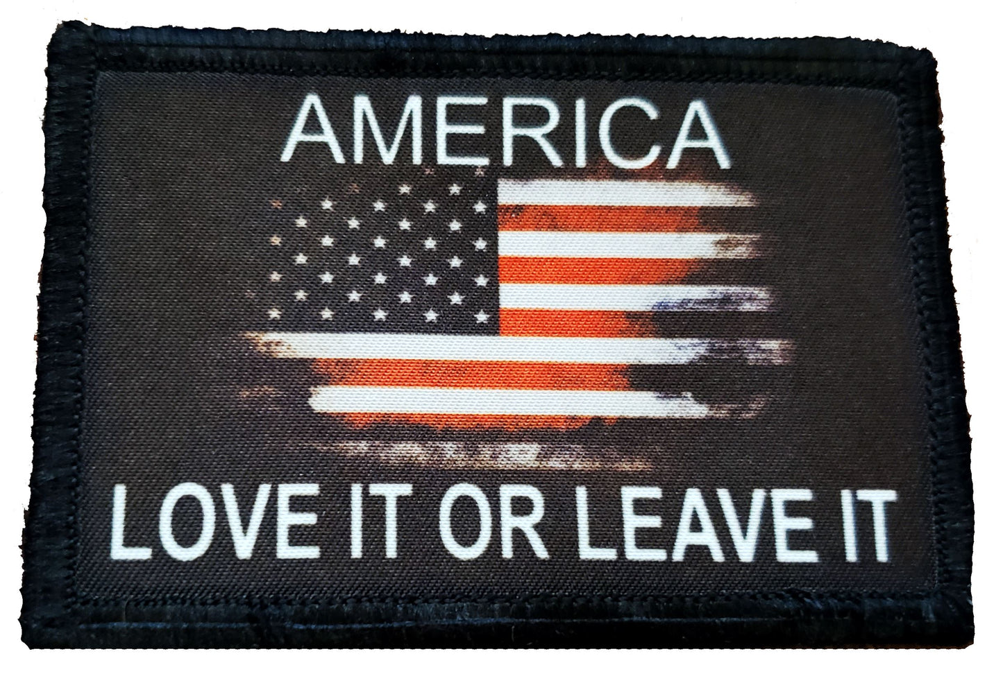 America Love It or Leave It Morale Patch Morale Patches Redheaded T Shirts