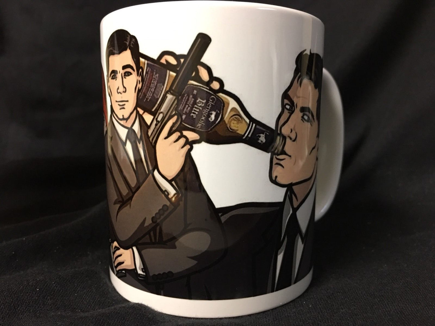 Archer Collage Coffee Mug Coffee Mugs Redheadedtshirts.com 