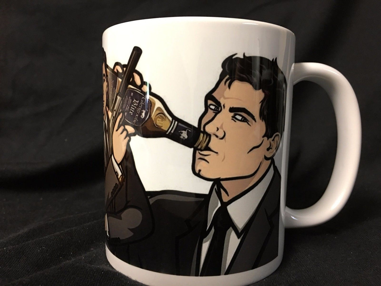 Archer Collage Coffee Mug Coffee Mugs Redheadedtshirts.com 