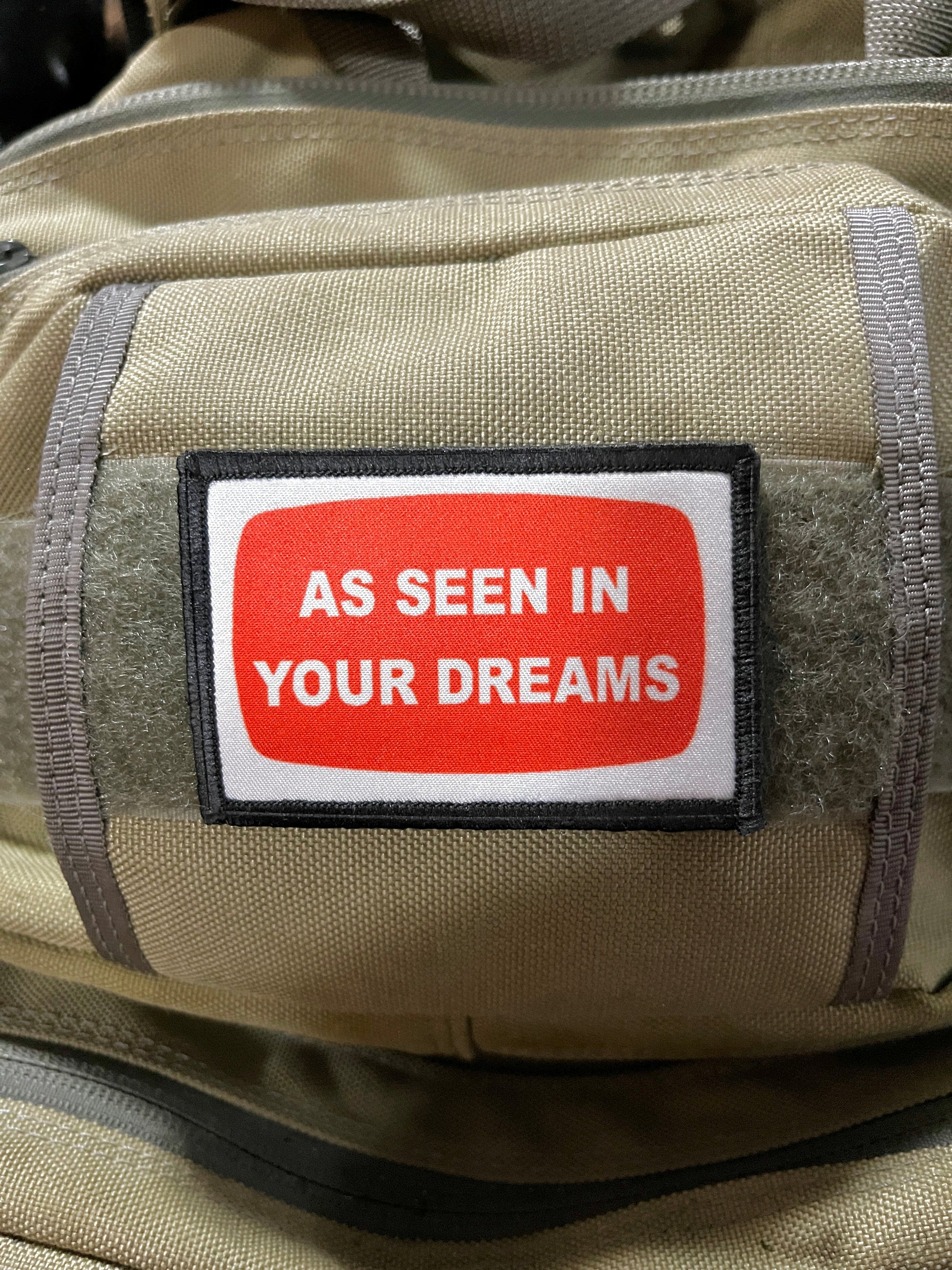 As Seen in Your Dreams Morale Patch Morale Patches Redheaded T Shirts