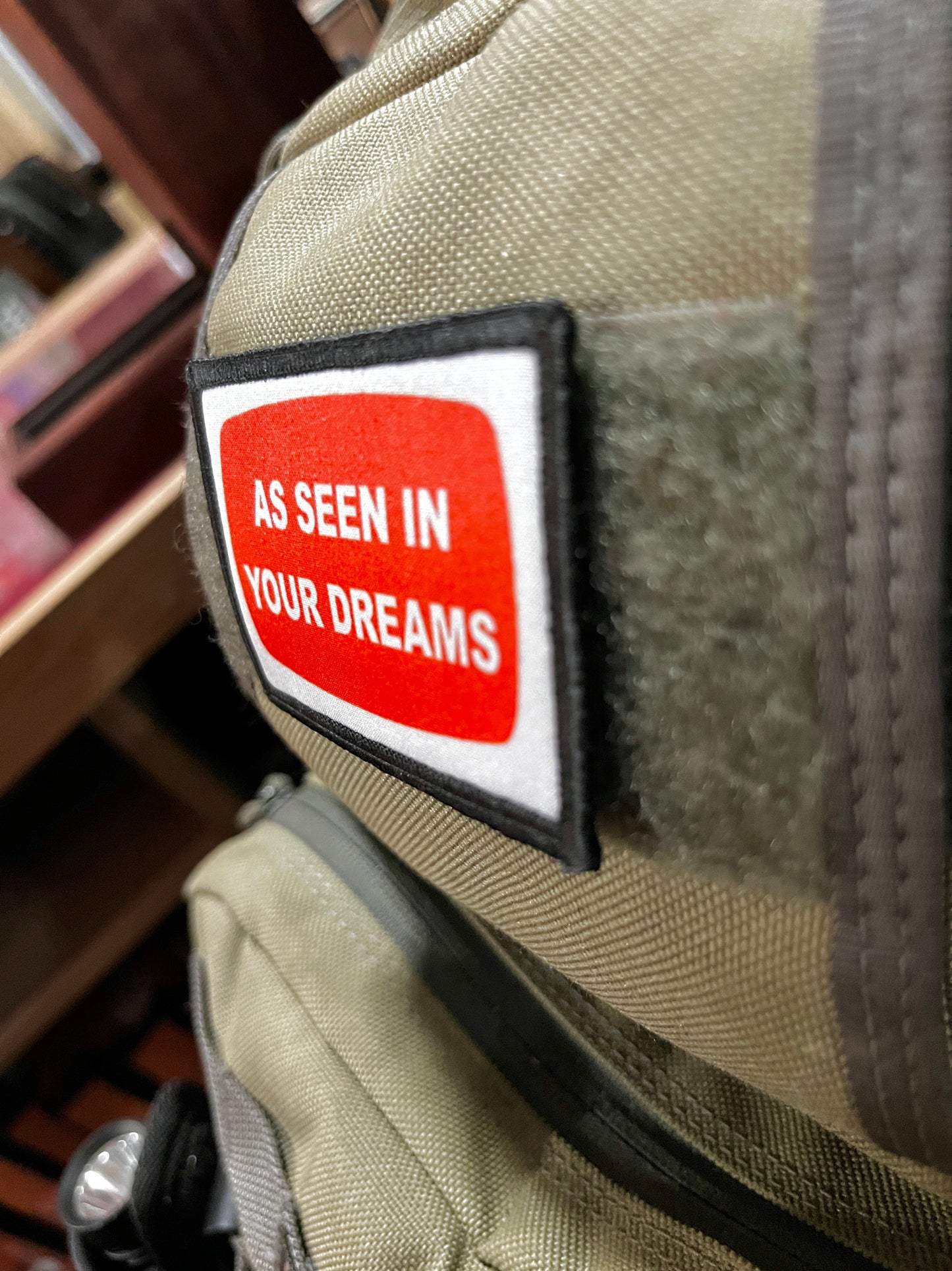 As Seen in Your Dreams Morale Patch Morale Patches Redheaded T Shirts