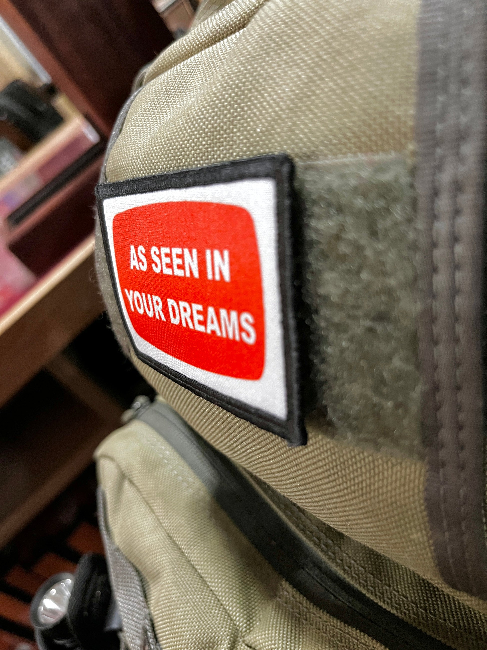 As Seen in Your Dreams Morale Patch Morale Patches Redheaded T Shirts