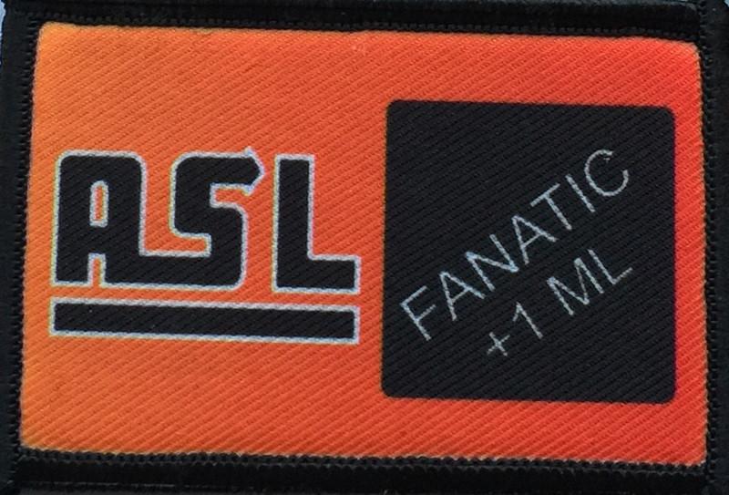 ASL Fanatic Counter Morale Patch Morale Patches Redheaded T Shirts