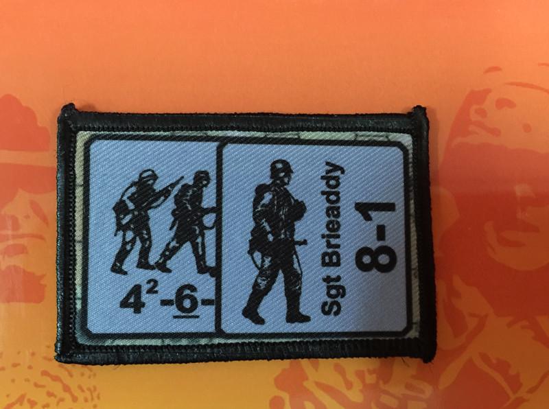 ASL German MMC & SMC Counters Morale Patch (PERSONALIZED!) Morale Patches Redheaded T Shirts