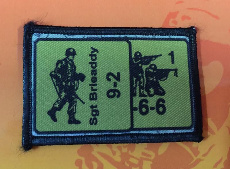 ASL U.S. MMC & SMC Counters Morale Patch (PERSONALIZED!) Morale Patches Redheaded T Shirts