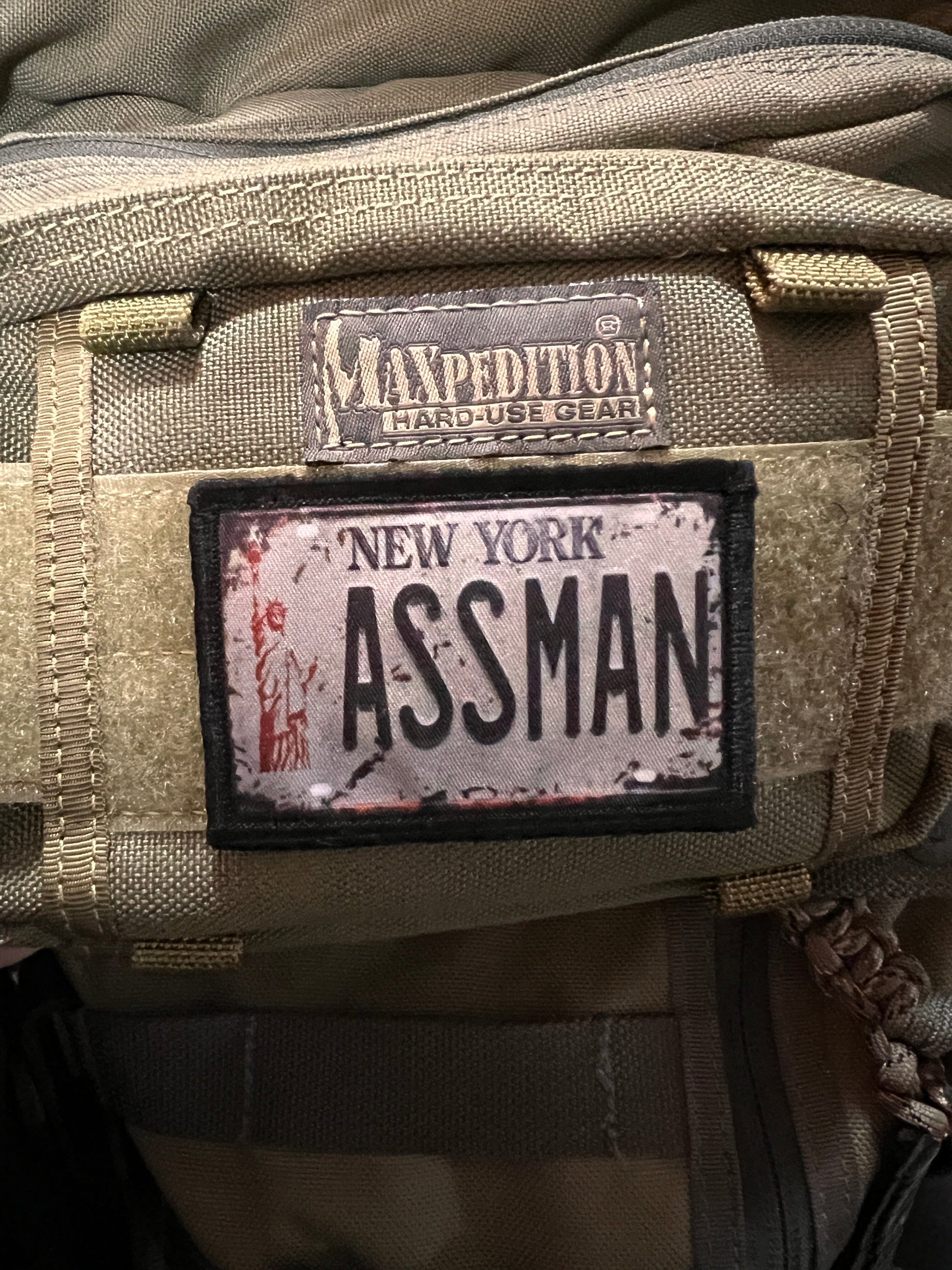 Ass Man License Plate Morale Patch Morale Patches Redheaded T Shirts
