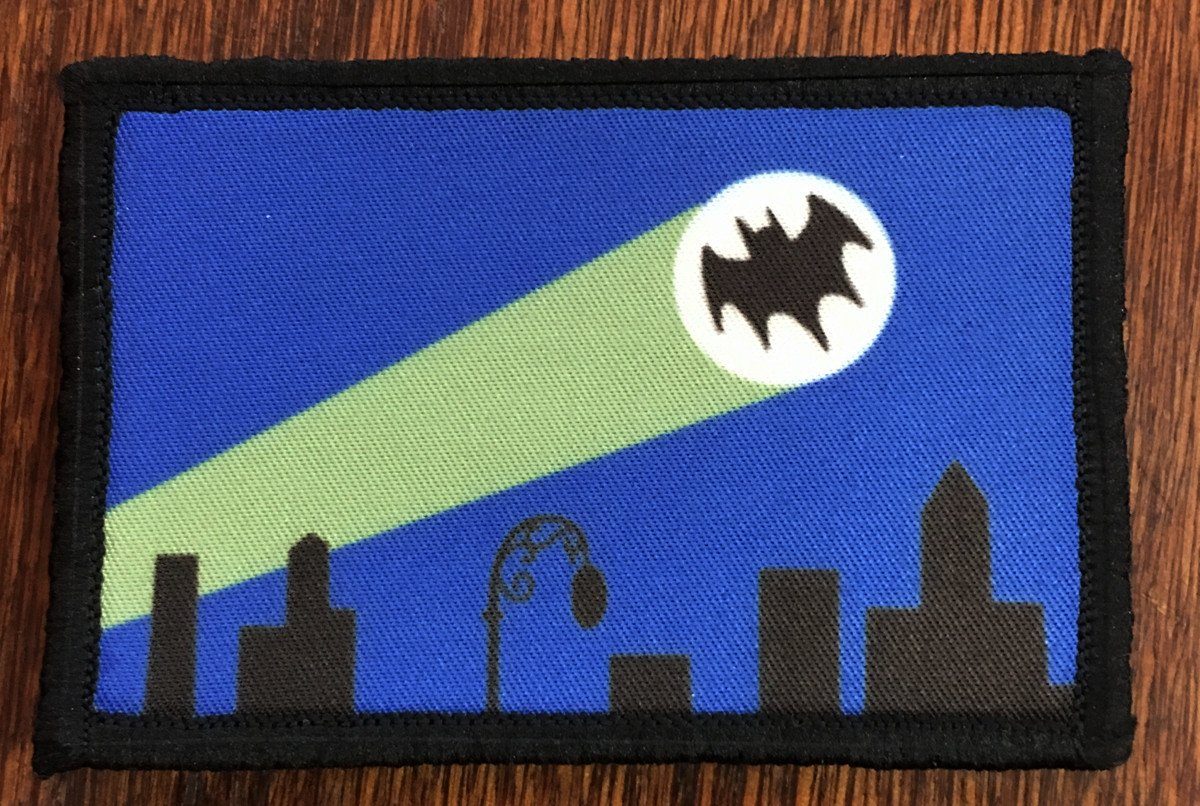Batman Bat Signal Morale Patch Morale Patches Redheaded T Shirts