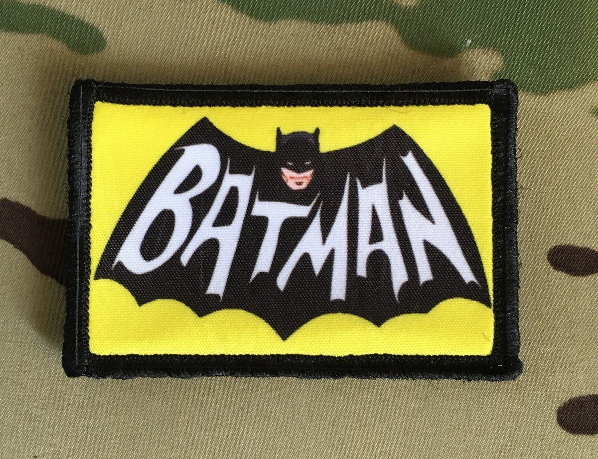 Batman TV Logo Morale Patch Morale Patches Redheaded T Shirts