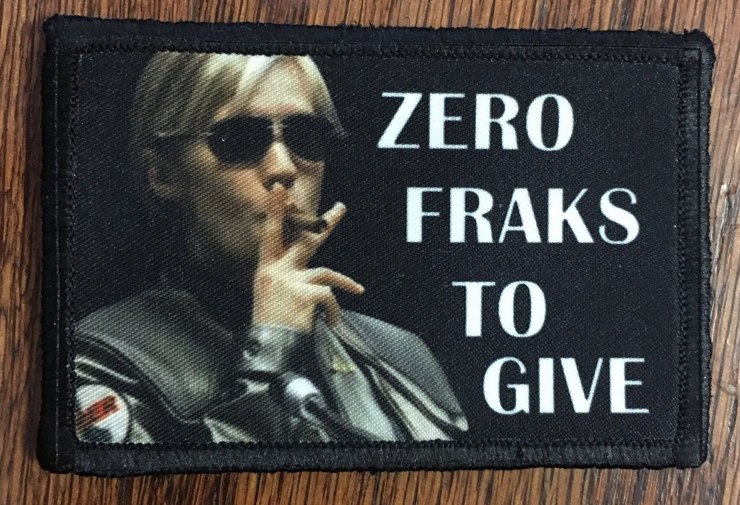 Battlestar Galactica Zero Fraks To Give Morale Patch Morale Patches Redheaded T Shirts