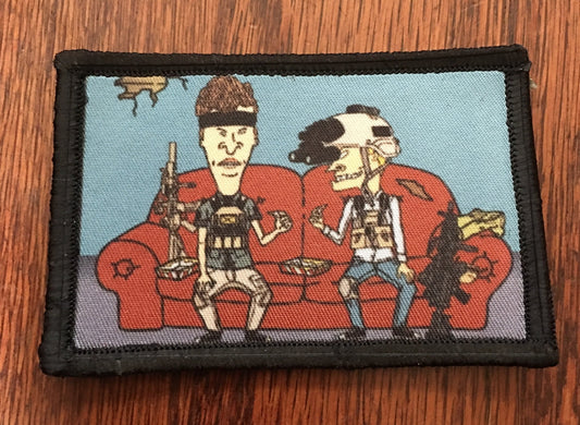 Beavis and butt-head velcro morale patch