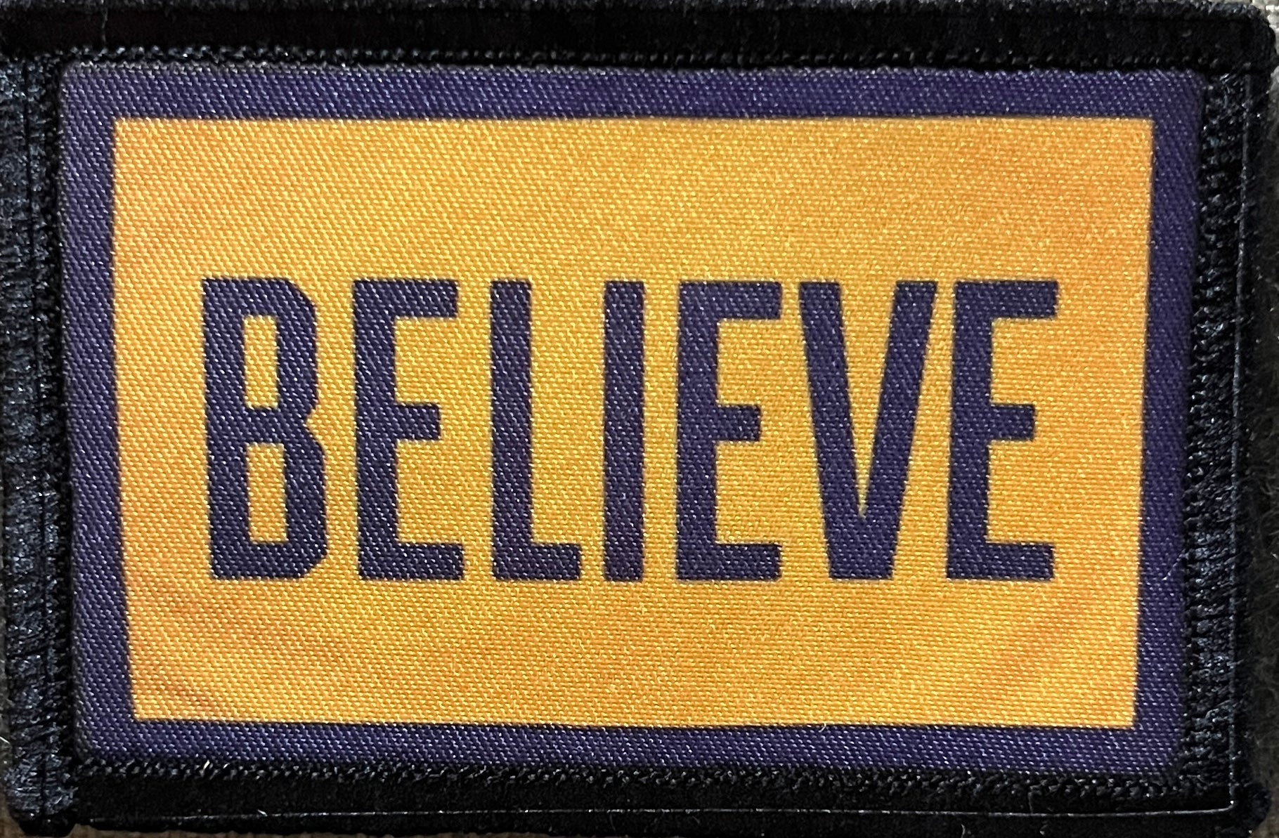 BELIEVE Morale Patch Morale Patches Redheaded T Shirts