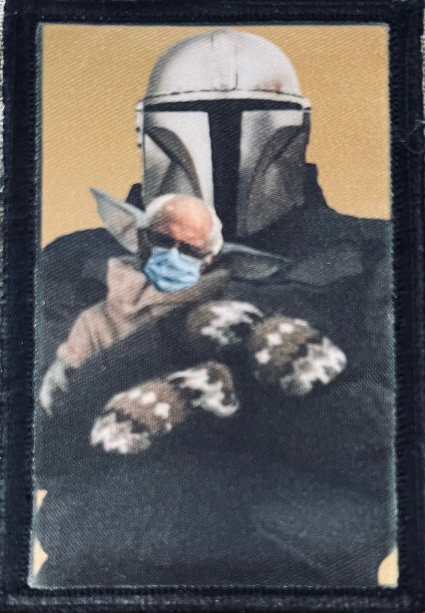Bernie Sanders Mandalorian Morale Patch Morale Patch Morale Patches Redheaded T Shirts