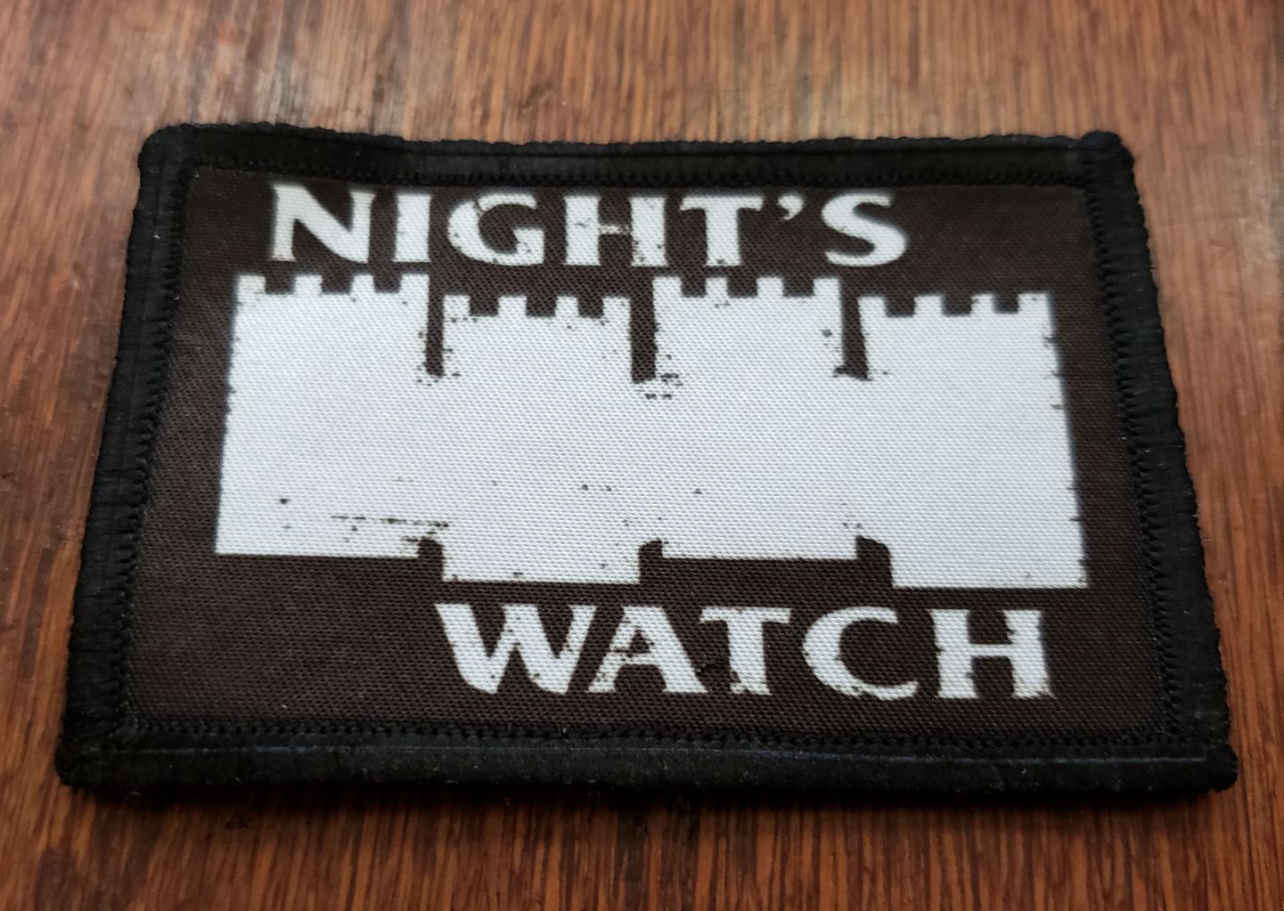 Black Flag Nights Watch Logo Morale Patch Morale Patches Redheaded T Shirts