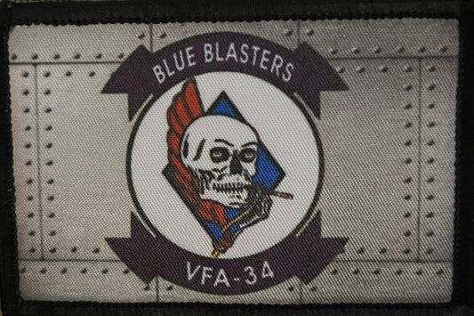 Blue Blasters VFA-34 Strike Fighter Squadron Morale Patch Morale Patches Redheaded T Shirts 