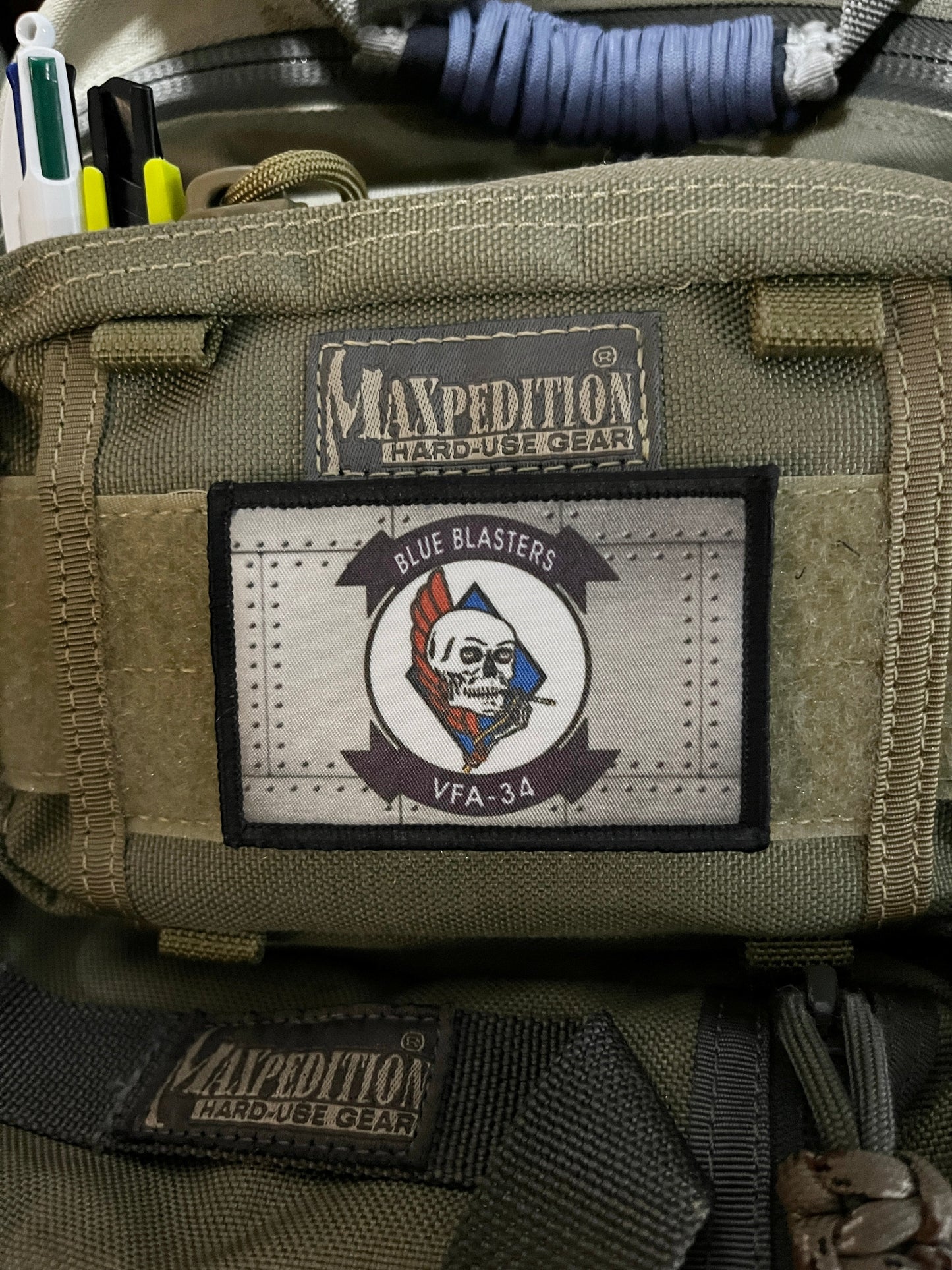 Blue Blasters VFA-34 Strike Fighter Squadron Morale Patch Morale Patches Redheaded T Shirts