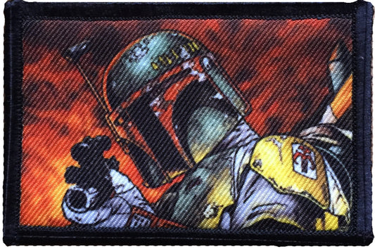 Boba Fett Velcro Morale Patch Morale Patches Redheaded T Shirts
