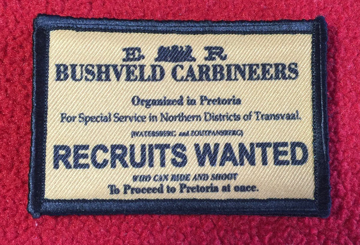 Breaker Morant Bushveld Carbineers Morale Patch Morale Patches Redheaded T Shirts