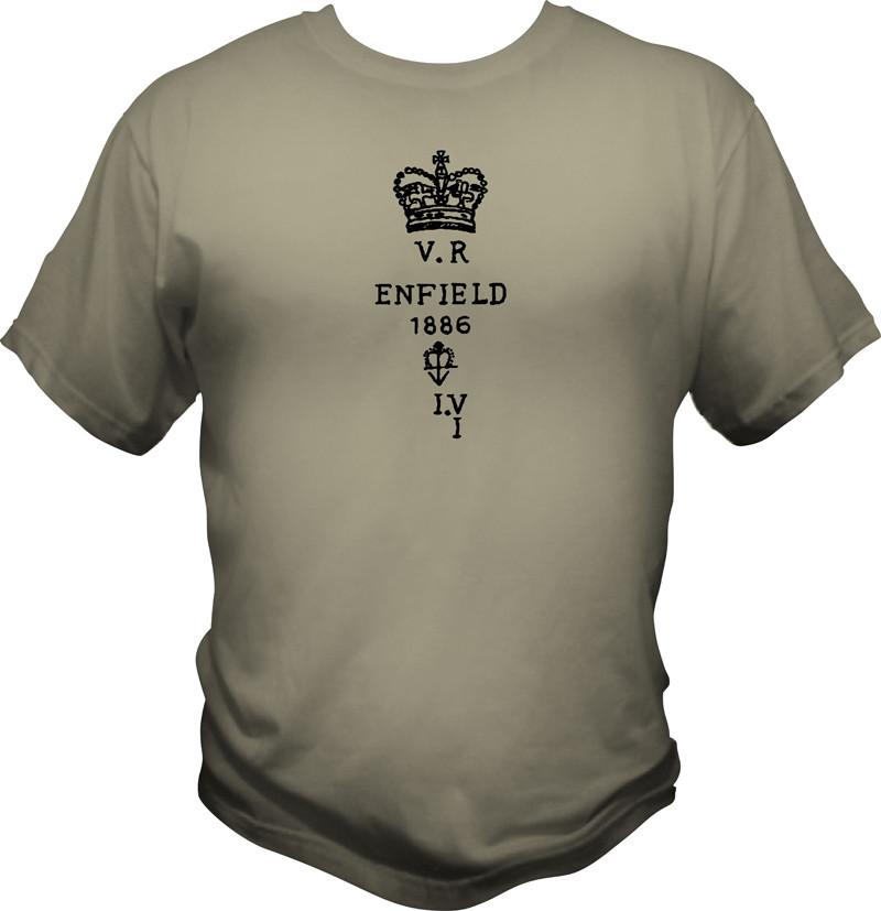 British Martini Henry MKIV Receiver T Shirt T Shirts Redheaded T Shirts Small Sand