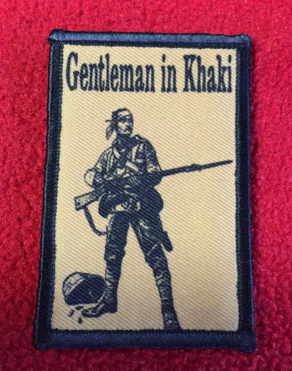 British Soldier 'Gentleman in Khaki' Morale Patch Morale Patches Redheaded T Shirts