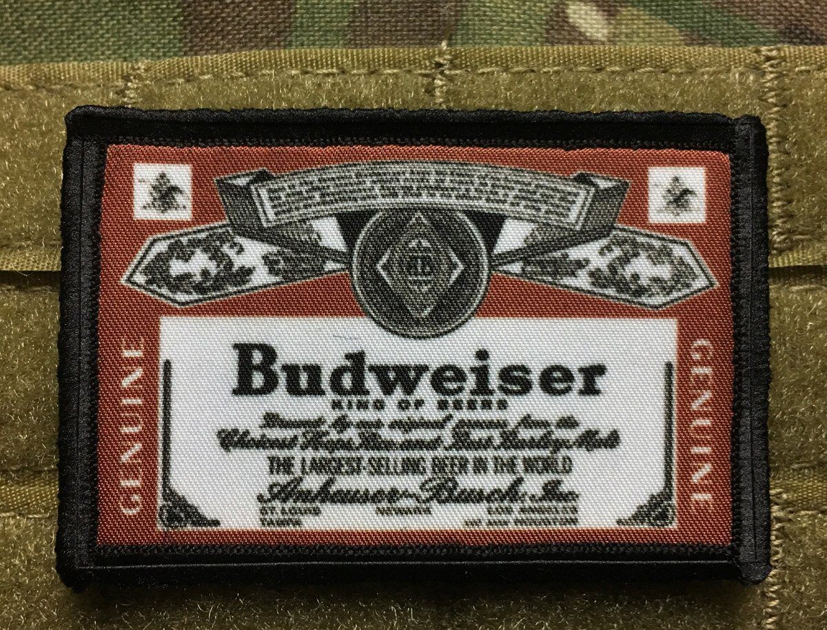 Budweiser Morale Patch Morale Patches Redheaded T Shirts
