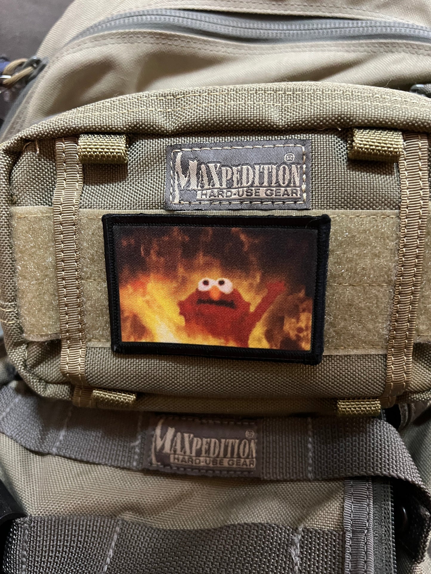 Burning Elmo Morale Patch Morale Patches Redheaded T Shirts