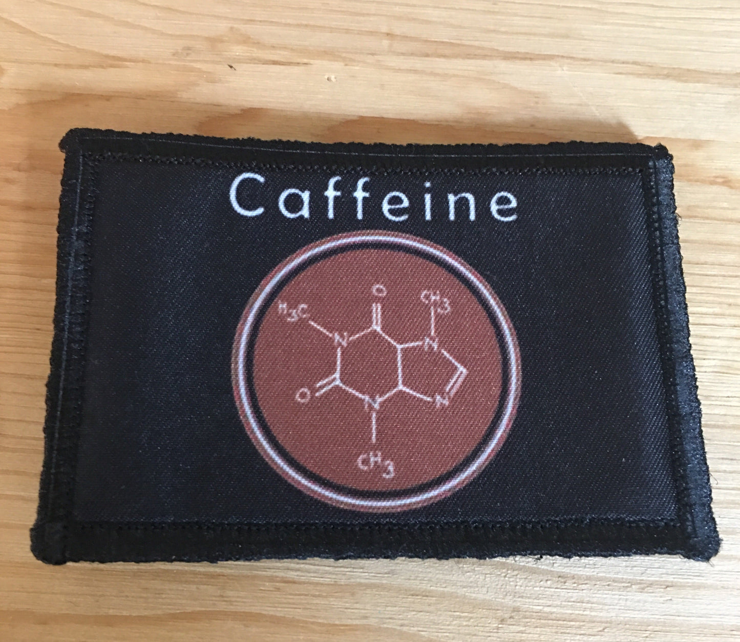 Caffeine Molecule Morale Patch Morale Patches Redheaded T Shirts