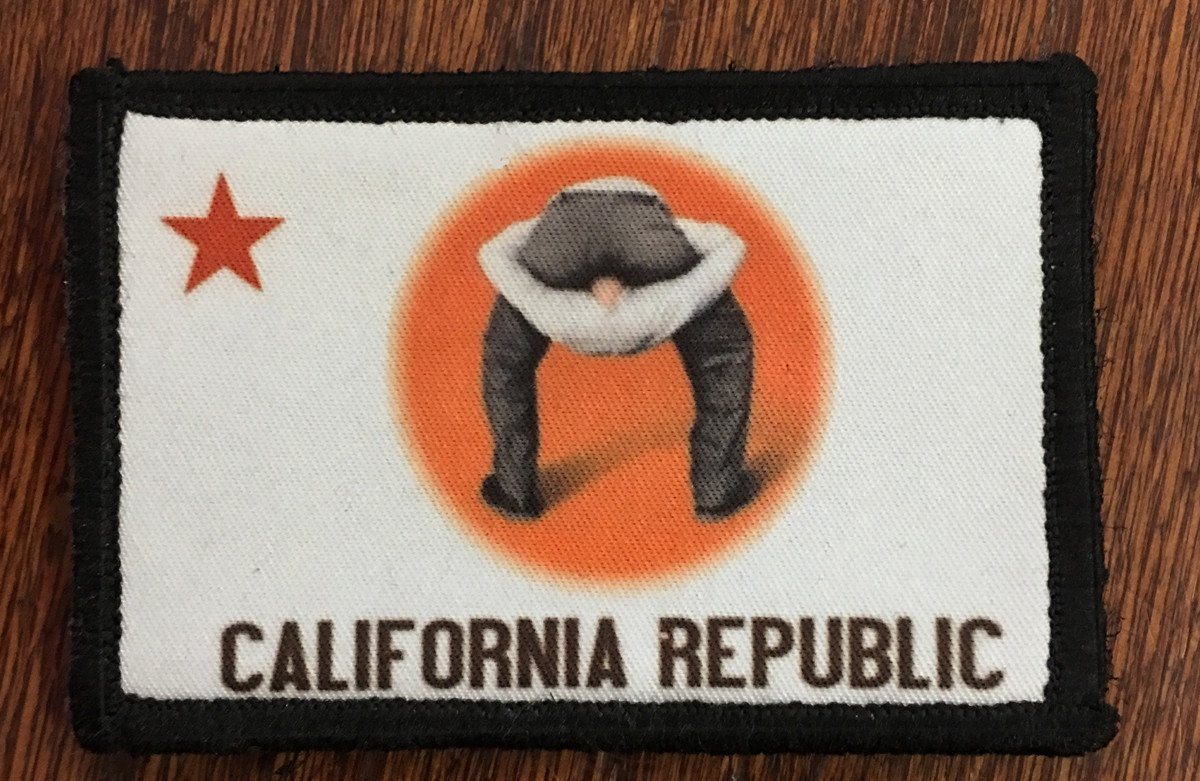 California Republic Morale Patch Morale Patches Redheaded T Shirts