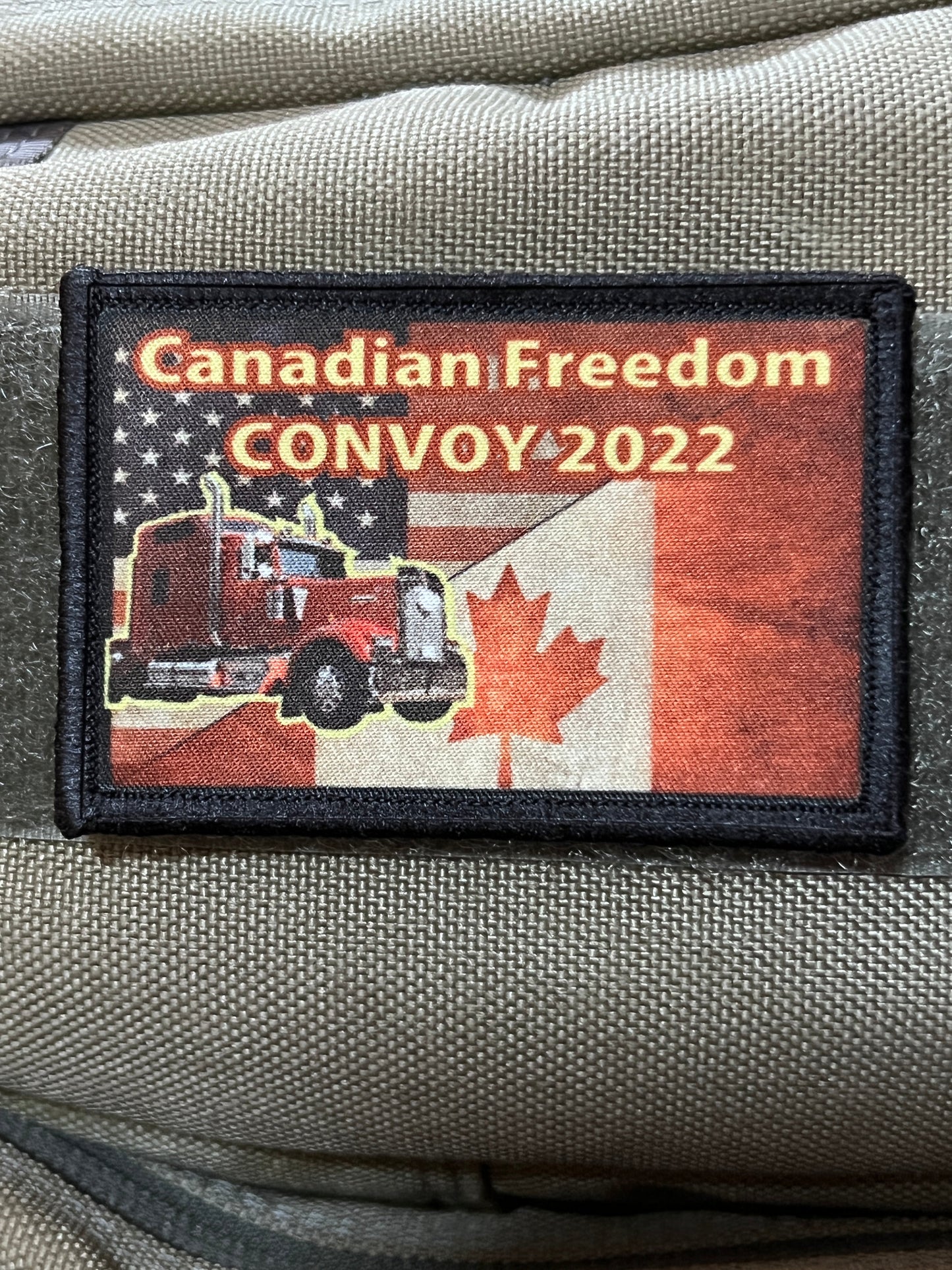 Canadian Freedom Convoy 2022 Morale Patch Morale Patches Redheaded T Shirts
