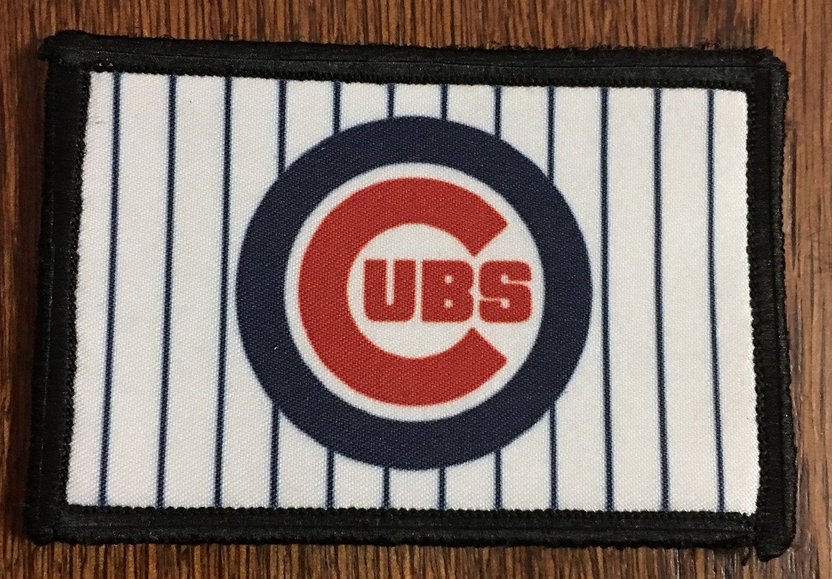 Chicago Cubs Baseball Team Logo Morale Patch Morale Patches Redheaded T Shirts