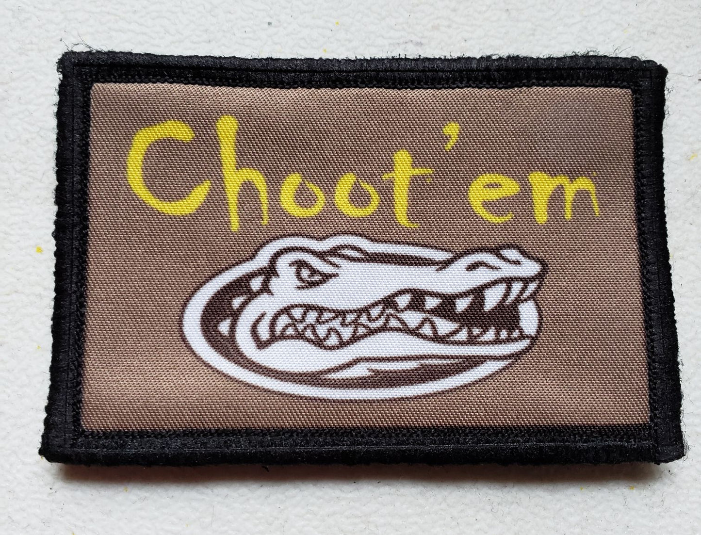 Choot Em Alligator Hunter Morale Patch Morale Patches Redheaded T Shirts