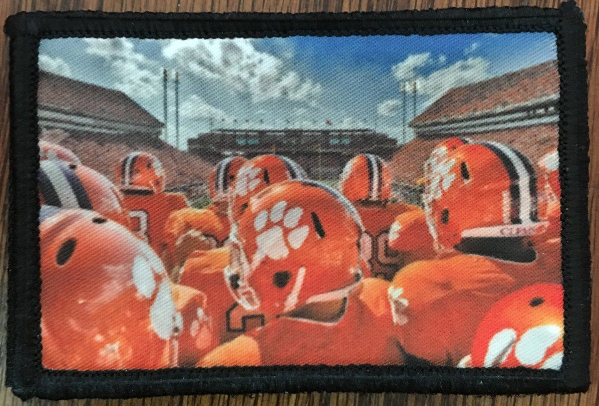 Clemson Football Team Morale Patch Morale Patches Redheaded T Shirts