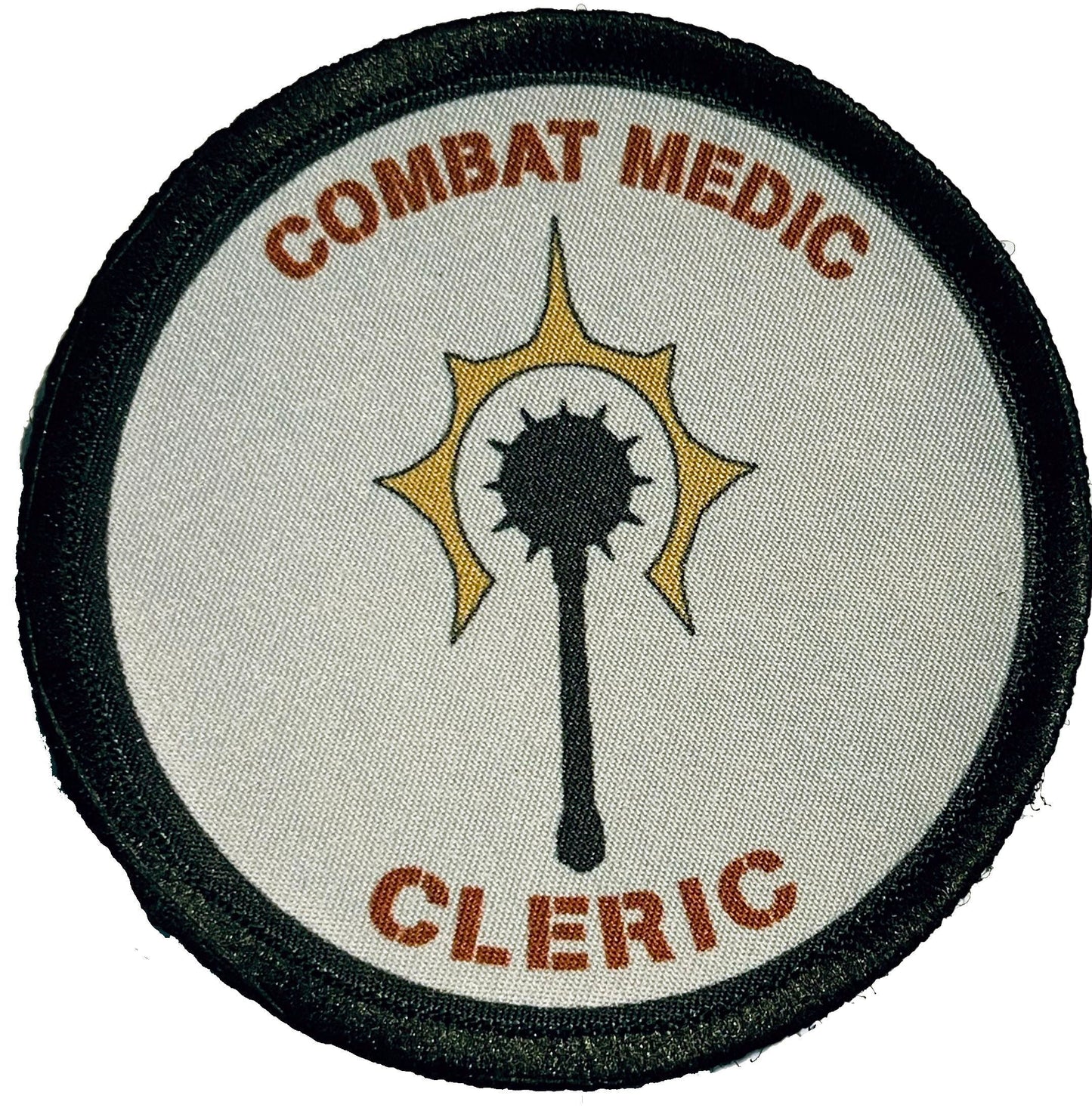 Cleric Combat Medic D&D Velcro Patch Morale Patches Redheaded T Shirts